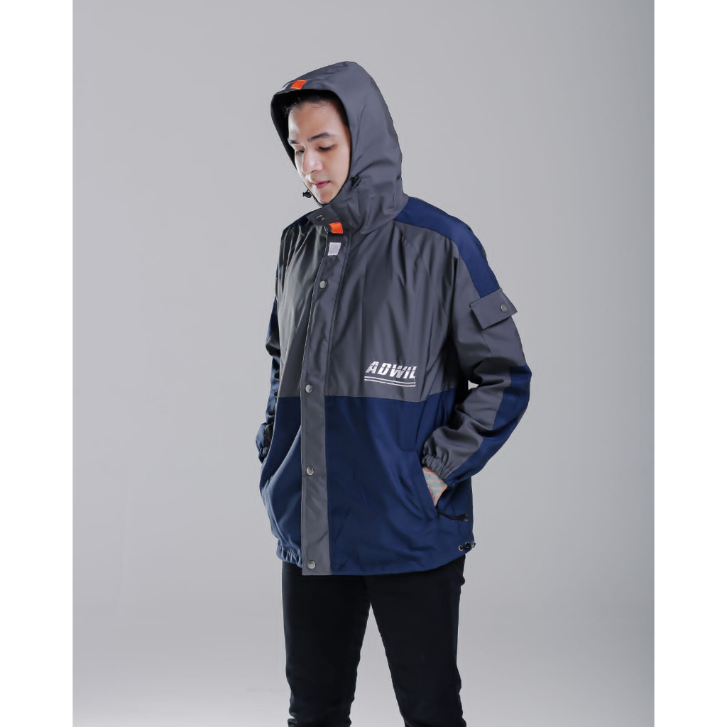 Jaket Pria Outdoor Jaket Parasut Windbreakers Original Distro