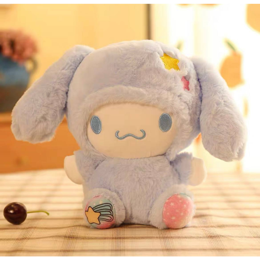 MAINAN BONEKA CINNAMOROLL MELODY KUROMI POCHACCO DOG BULAN BINTANG STAR MOON PLUSH