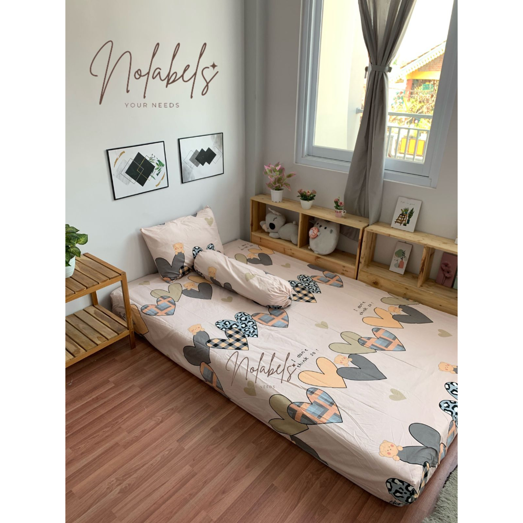 nolabels | SPREI KATUN TERLARIS!! SPREI HOMEMADE SINGLE DOUBLE QUEEN SIZE ANTI GESER GRATIS SARBAN SARGUL | MOTIF KARAKTER AUTENTIC ESTETIK STYLE PINTEREST KOREA |