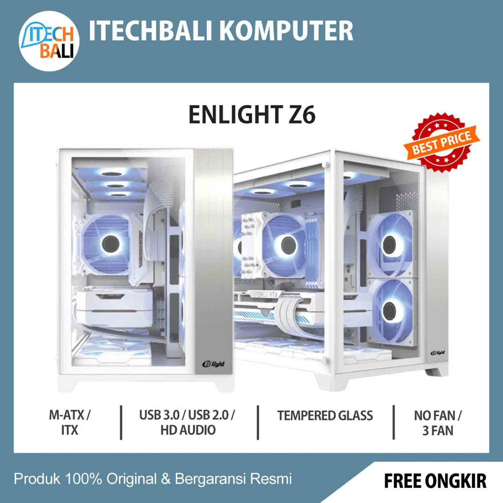 Casing PC ENLIGHT Z6 M-ATX | ITECHBALI