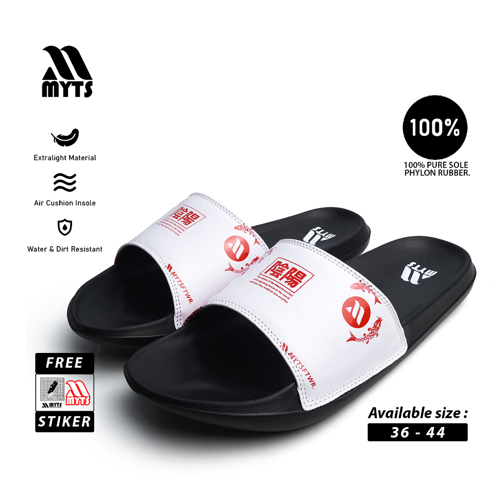 Myts Yin Yang Series Slippers Slide  - Sandal Slide - Sandal Selop - Sandal Slip On - Sandal Slipper