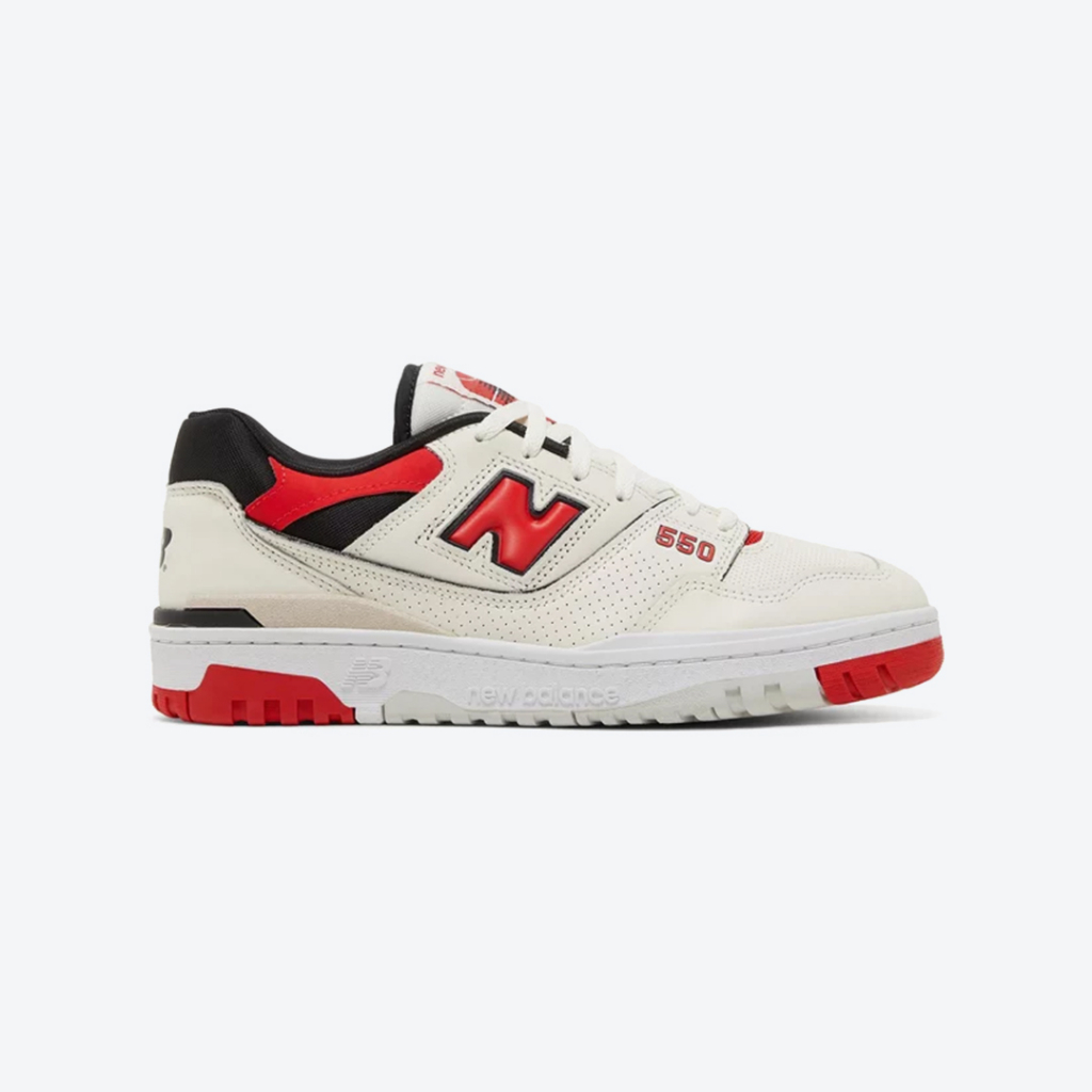 New Balance 550 Sea Salt True Red