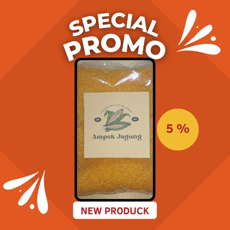 

nasi jagung instan ampok murah untuk diet 200 gram