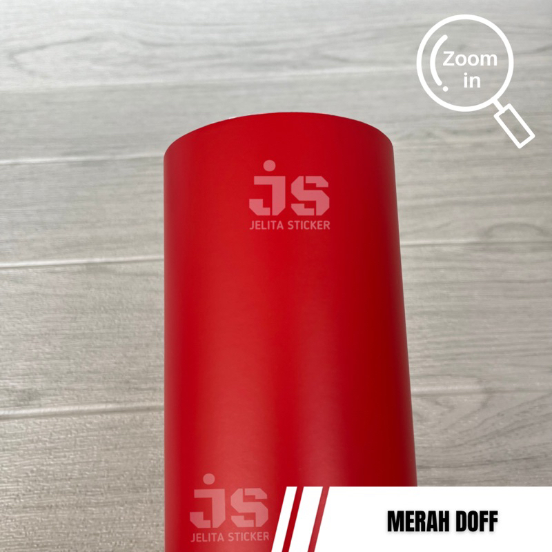 Sticker Merah Doff Skotlet Merah Dop Aksesoris Variasi Stiker Motor