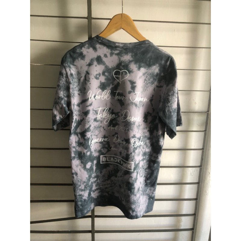 [PREMIUM] KAOS - BLACKPINK BORNPINK WORLD TOUR JAPAN GREY (TIE DYE)