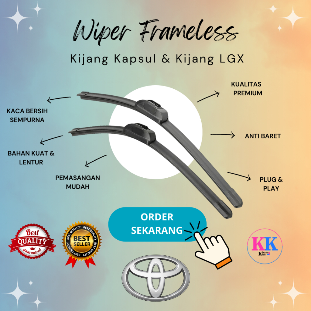 Wiper Kaca mobil Kijang Kapsul / wiper Kijang LGX