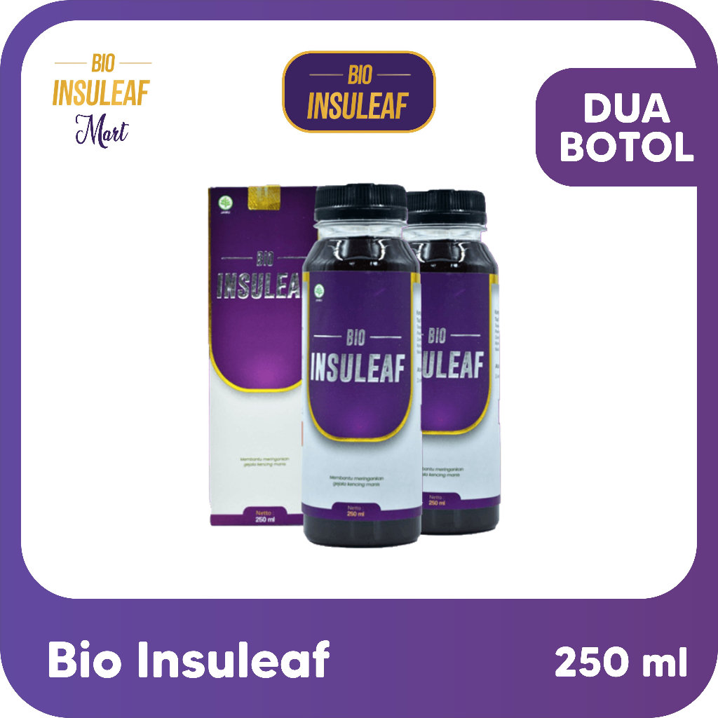 

Bio Insuleaf Solusi Diabetes Original 2 BOTOL