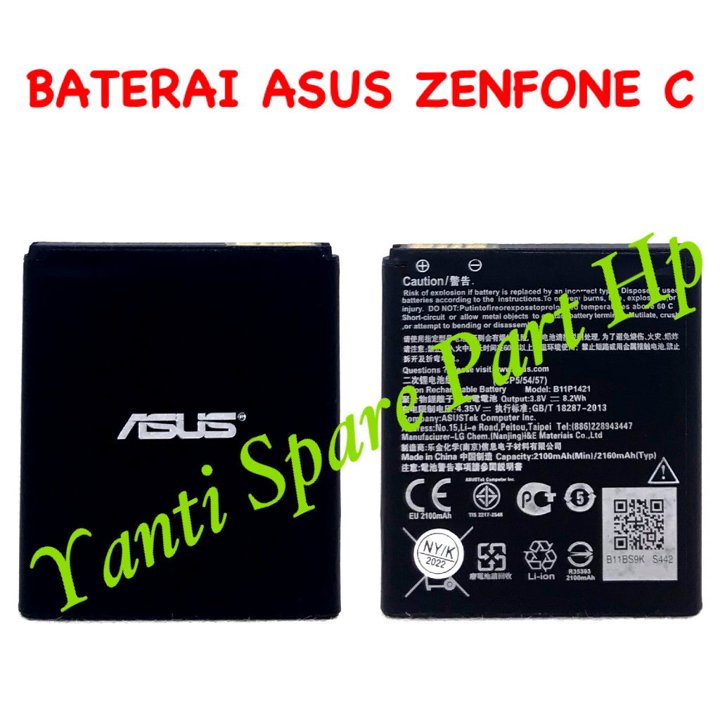 Baterai Asus Zenfone C ZC451KG ZC451CG B11P1421 B11BG9C Original New