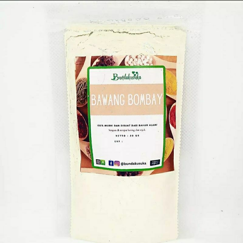 

Bawang Bombay Bubuk 50gr murni premium