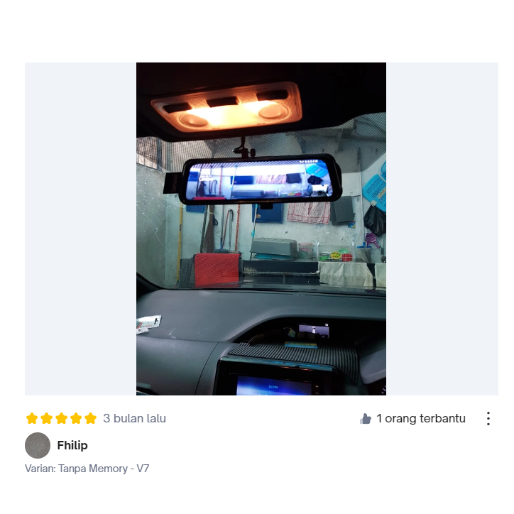 Lenovo V7 Plus Pro Dash Cam 3K Full HD Car DVR Mobil Kamera Spion