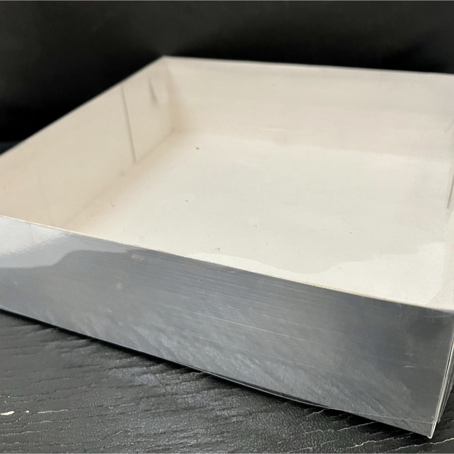 

(10 pcs) kardus cake chiffon dus lapis legit box bika ambon kotak kemasan tutup mika polos ukuran 25x25x7cm