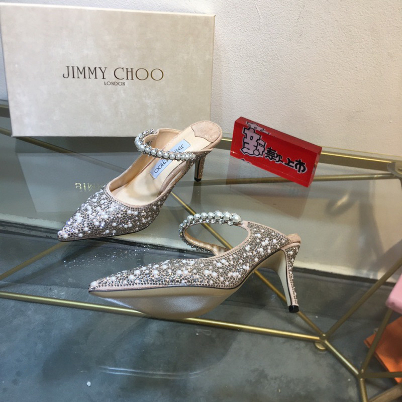 Sandal heels diamond mutiara wedding shoes Top quality