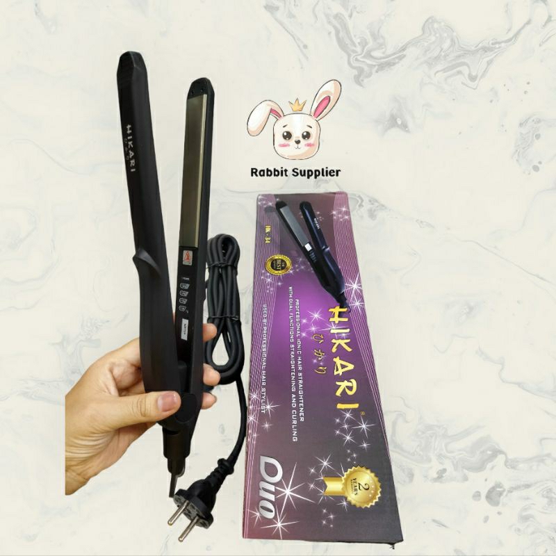 Catok Rambut Hair Straightener Hikari HK 34