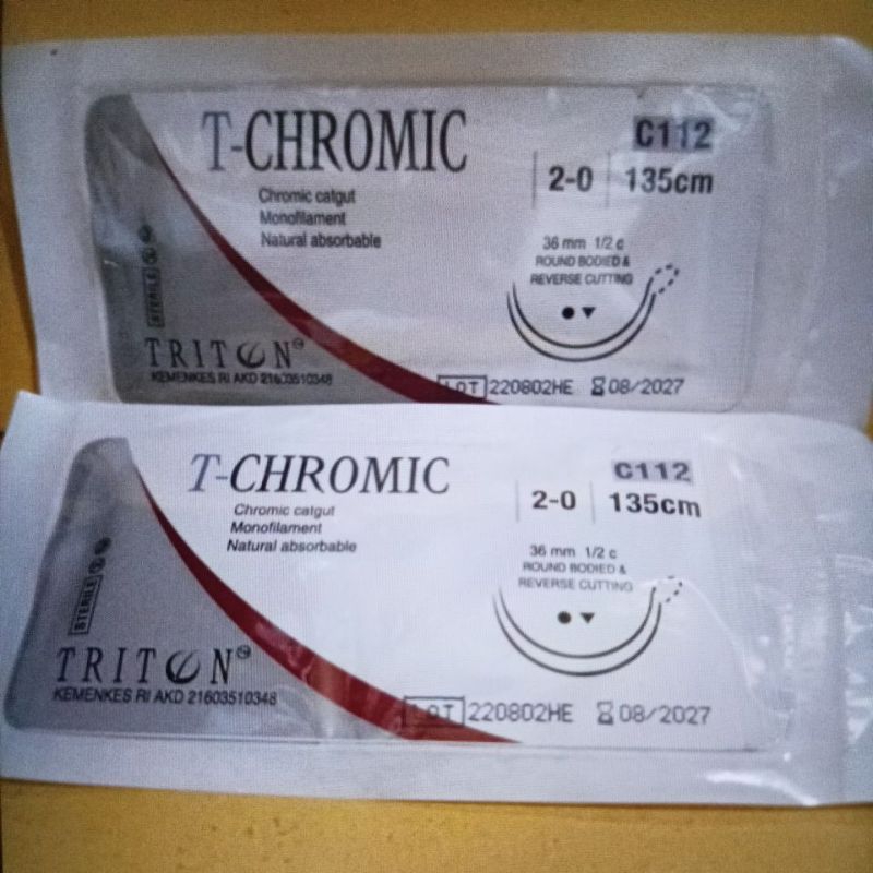 T CHROMIC 2/0 C112 (CHROMIC ABSORBABLE)