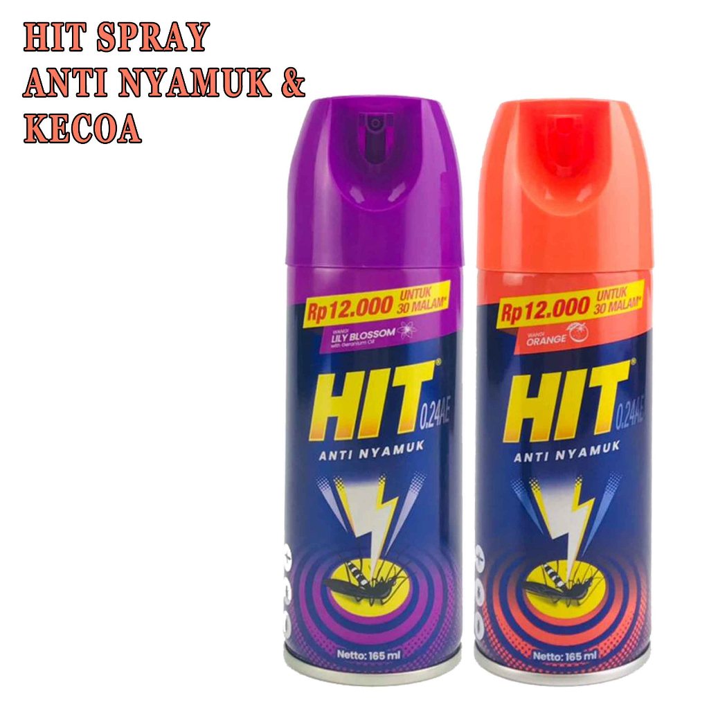 Anti Nyamuk &amp; Kecoa * HIT * Obat Nyamuk Spray * 1650ml