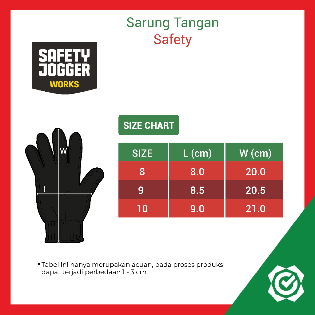 Sarung Tangan Safety Jogger  Multitask