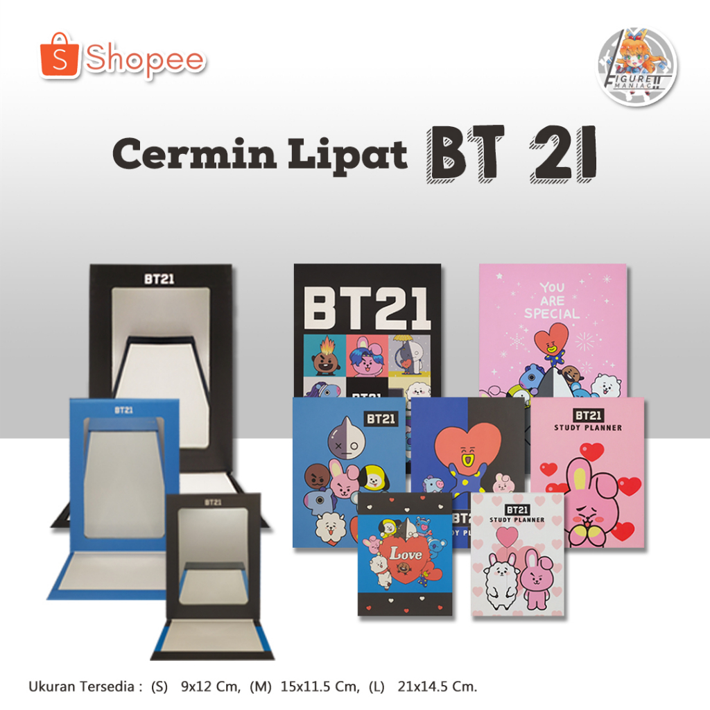 Figure Maniac - Kaca Cermin Buku Lipat Edition Portable Kaca Make Up