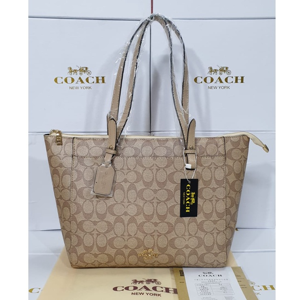 CO@CH Tote Signature Canvas Tote Coach New