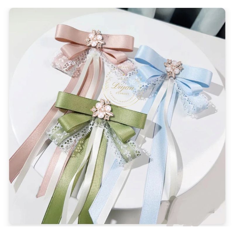 pita brooch // pita baju // korean ribbon brooch