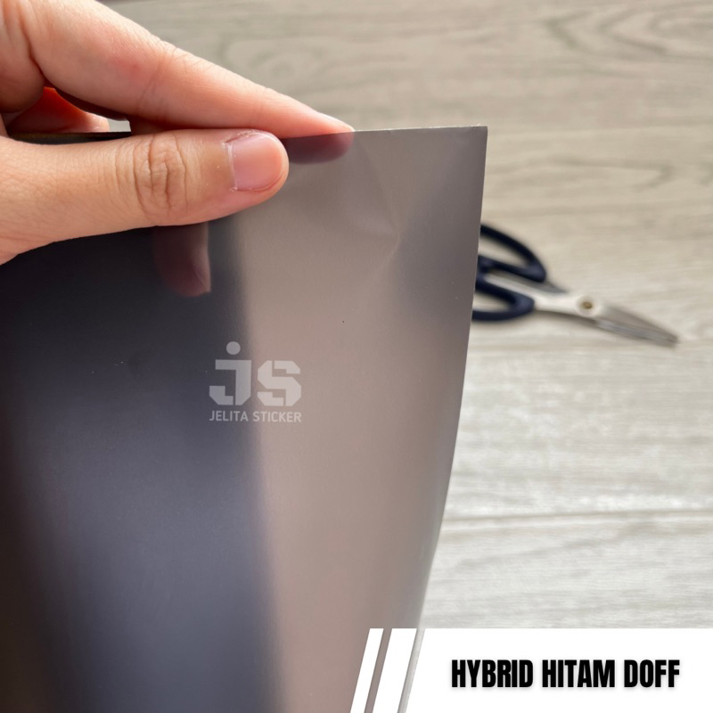 [PER METER] Sticker Lampu Hitam Smoke Lebar 45cm / Skotlet Headlamp Hitam Transparan Doff