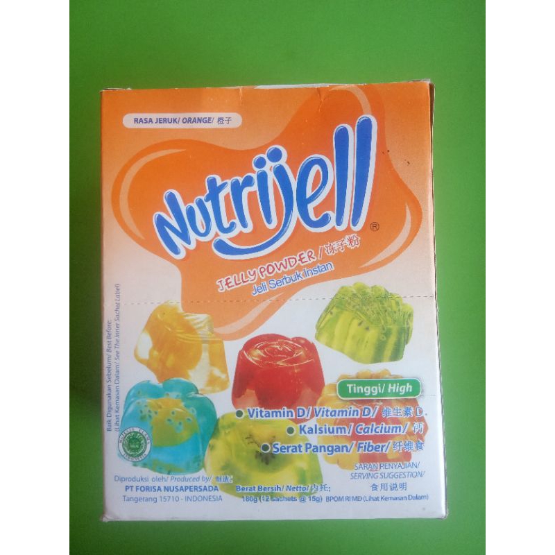 

Nutrijel Rasa Jeruk Isi 12 Sachets 180g