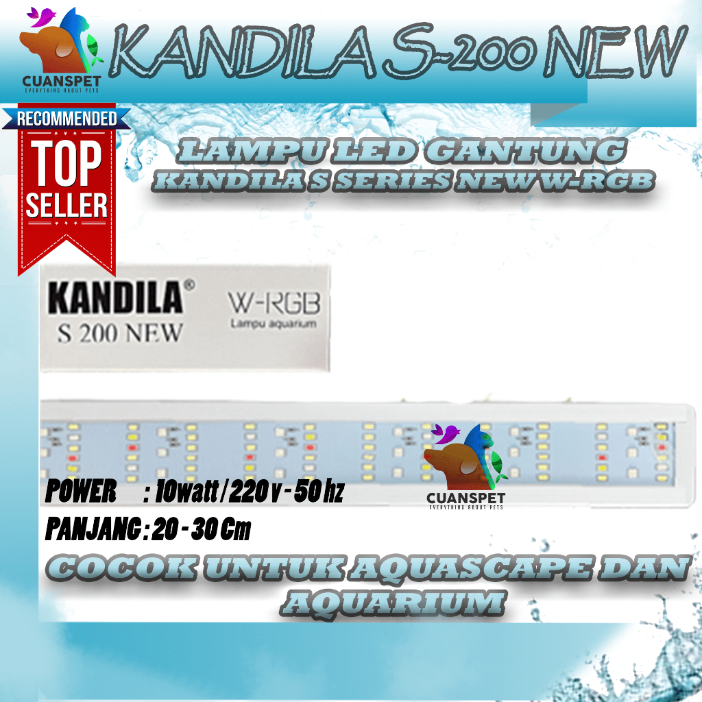 Lampu Aquarium Aquascape KANDILA S NEW SERIES S200 WRGB LED / KANDILA NEW S SERIES / KANDILA NEW SER