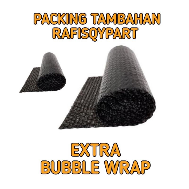 

EXTRA BUBBLE WRAP TAMBAHAN PERLINDUNG PACKING DAN LEBIH AMAN PERPRODUK