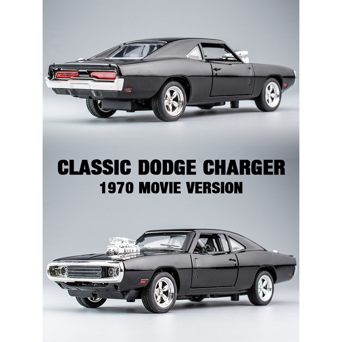 Diecast mobil Fast Furious Dodge Charger 1970 Miniauto Original 1:32 TOP MODEL METAL COLLECTION