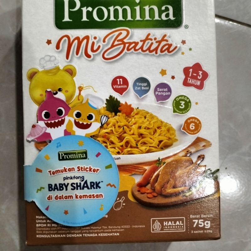 PROMINA 1+ Sup Mi ayam sayur dan daging sayur/mi batita ayam kampung