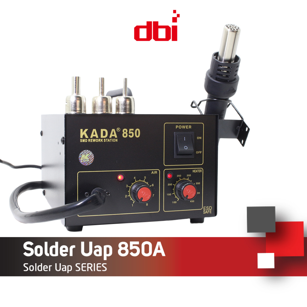 Solder Uap / Blower Uap Kada 850A Analog Free Solder Iron 30Watt