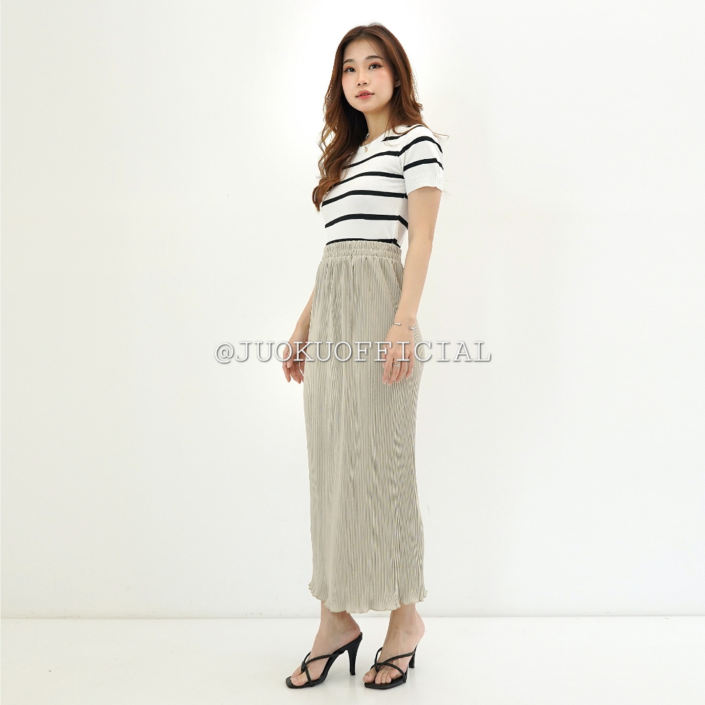 Rok Wavy Plisket Span / Rok Span / Rok Plisket / Rok Wavy / Rok Span Wavy / Pleated Skirt