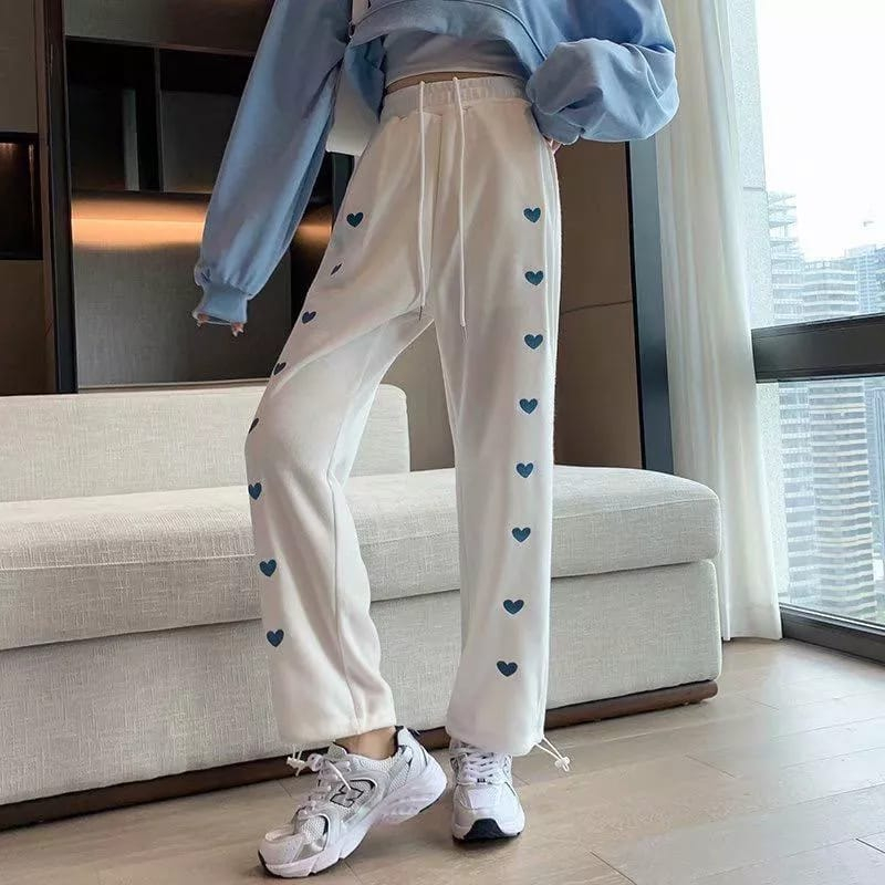 Celana Love Bordier Trackpants Wanita Panjang | Celana Import Sport Jogger Pants Wanita