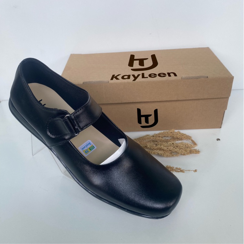 Sepatu Pantofel Wanita Paskib Tanpa Hak