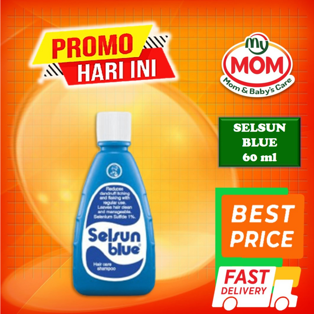 [BPOM] Selsun Blue Shampoo 60 ml / Selsun Shampoo / Shampo Anti Ketombe / Sampo / MY MOM
