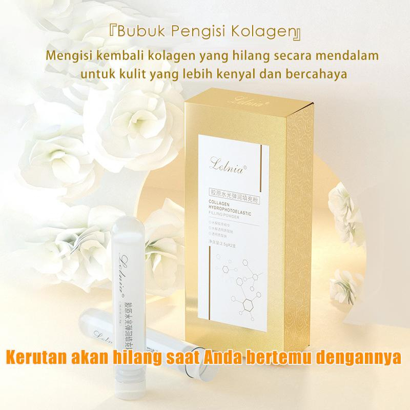 【COD】2PCS/Kolagen Mengisi Bubuk Krim Muda Collagen hydrating and glowing VC filling powder Krim kolagen bergizi VC untuk mencerahkan kerutan