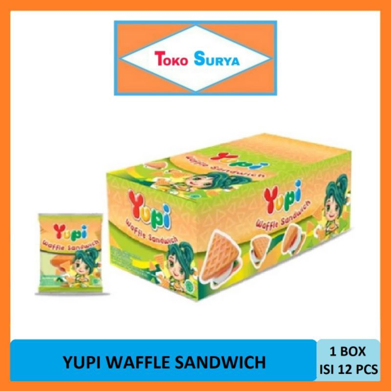 

Yupi Waffle Sandwich Gummy Candies 12 Pcs x 10 Gr