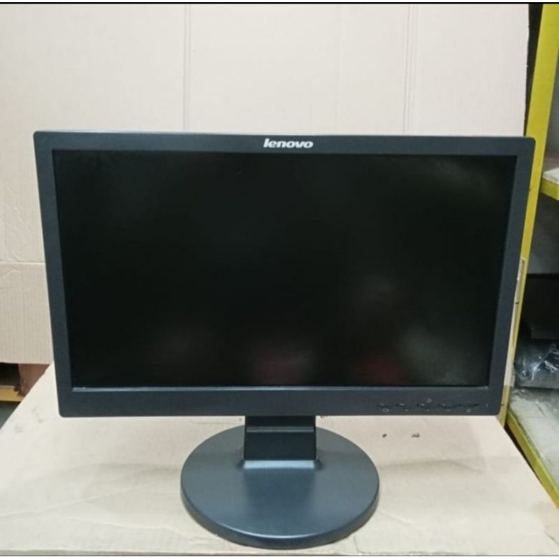 MONITOR LENOVO 19 INCH LENGKAP KABEL GARANSI