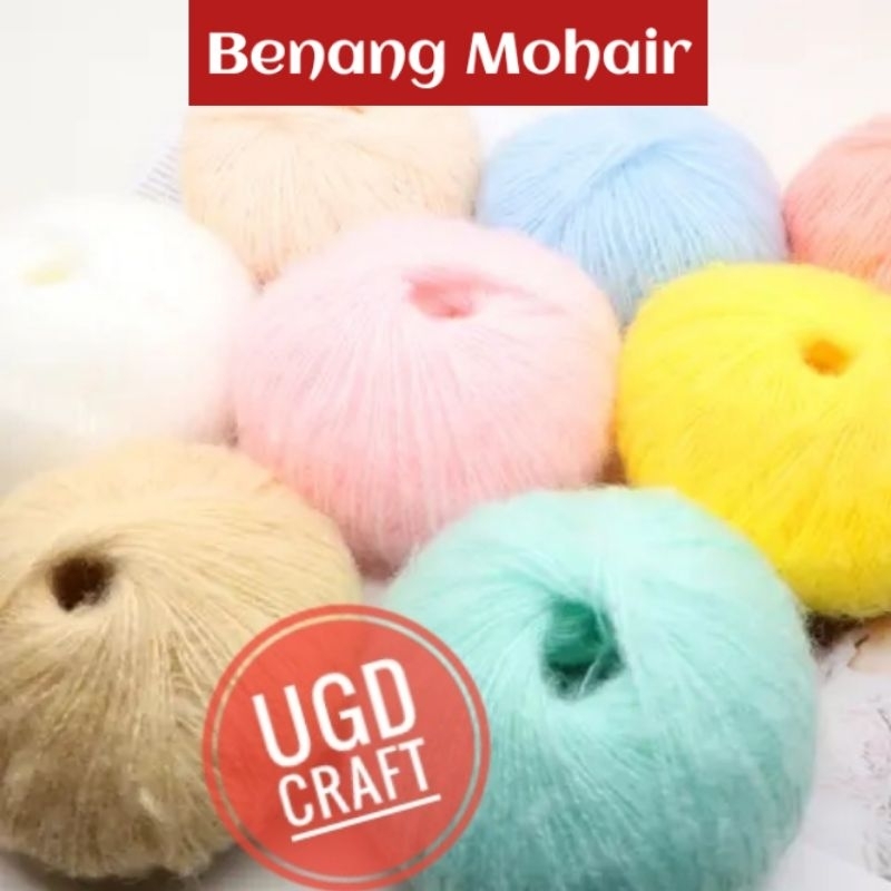Benang Rajut Mohair Import