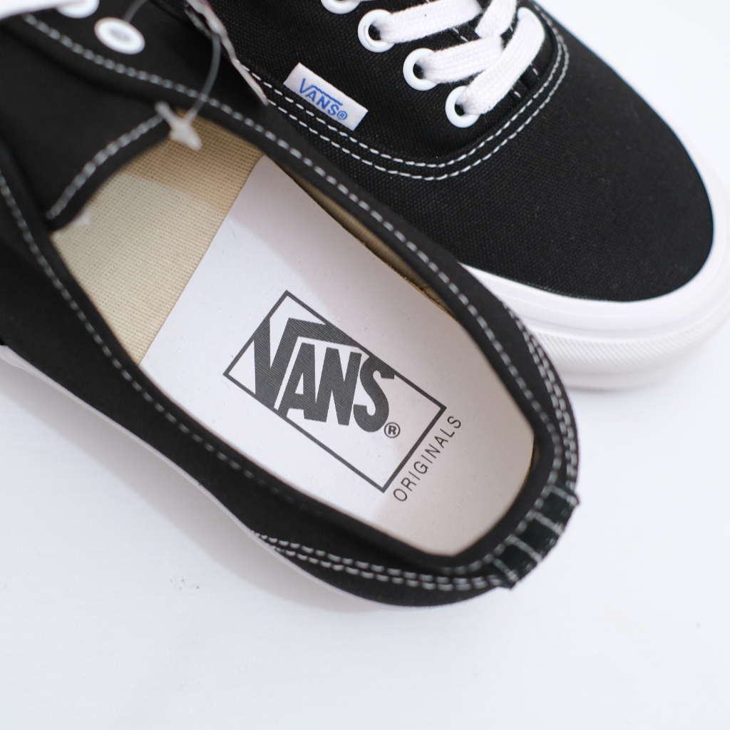 SALE DISKON! VANS AUTHENTIC VAULT OG LX BLACK/WHITE 100% ORIGINAL BNIB ( SPRING SUMMER '20 )