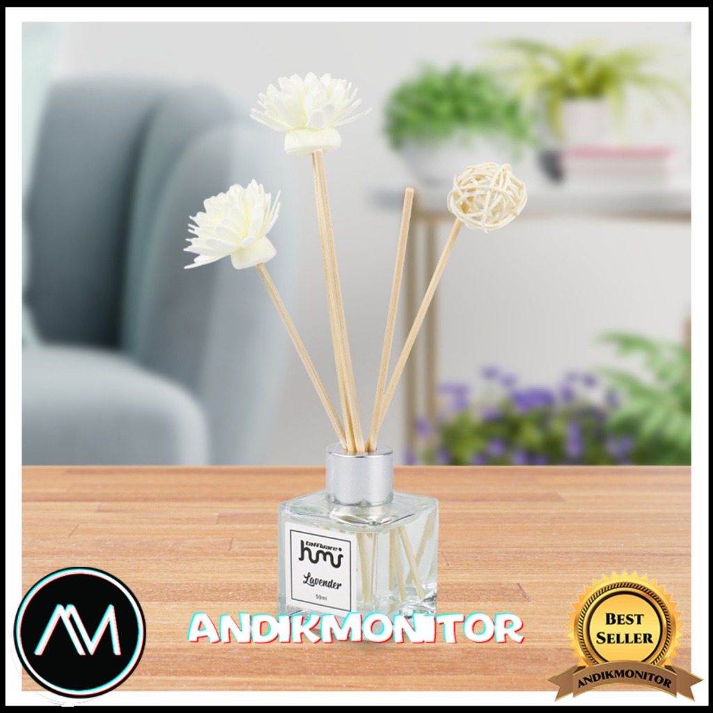 Pengharum Mobil - Parfum Ruangan Aroma Diffuser Reed Rattan Stick 50ML