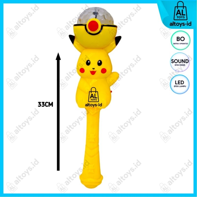 MAINAN TONGKAT RATU PERI PRINSES LITTLE MAGIC WAND MUSIK LAMPU 25CM