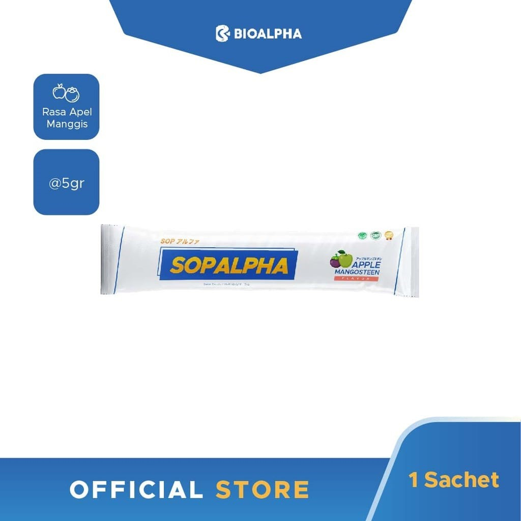 SOPALPHA Bioboost 1 sachet / saset / bungkus. COD Readystock Medan. Bio boost Sop alpha