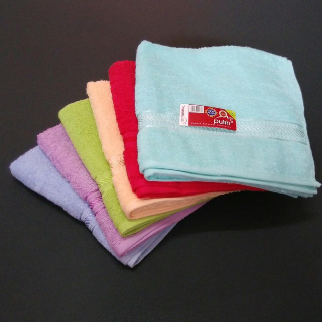 Handuk Olahraga MERAH PUTIH 50x100 / Handuk Tanggung/ Handuk Medium / Handuk Souvenir/ Handuk Travel