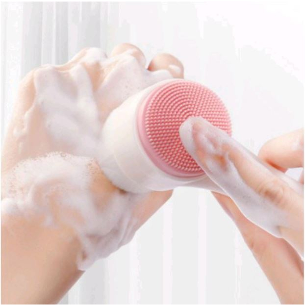 Alat Cuci Muka Ganda silicon Brush Alat Pembersih Wajah