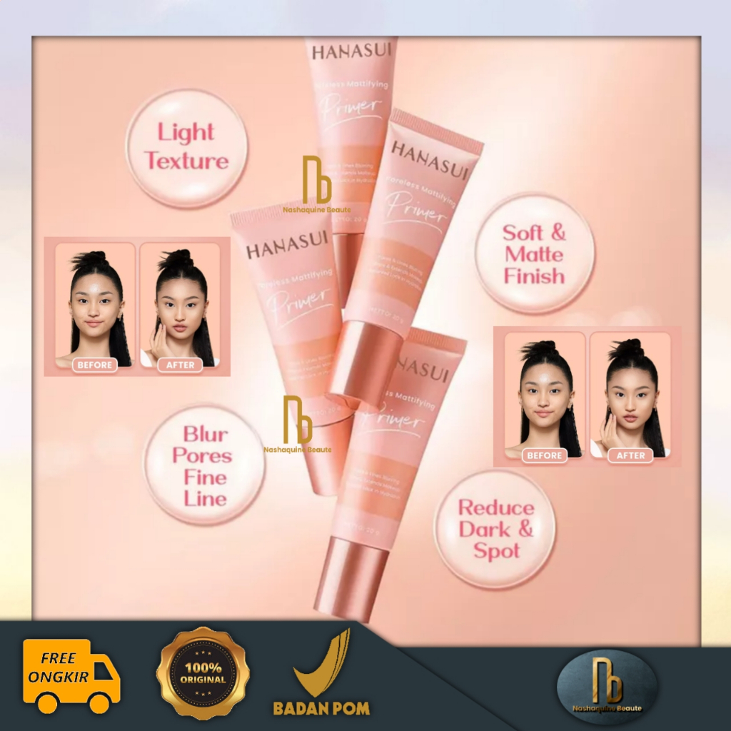 Hanasui Poreless Mattifying Primer 20gr