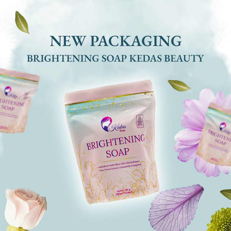 {NEW PACK}SABUN KEDAS BEAUTY / BRIGHTENING SOAP ORIGINAL 100% BPOM