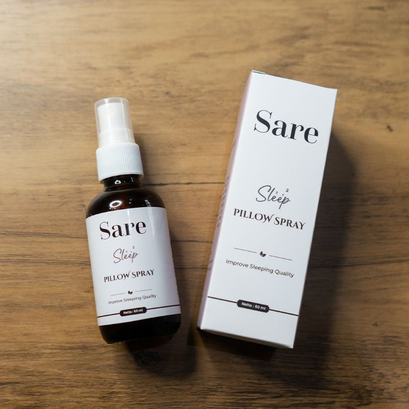 Sare Pillow Spray Essensial Oil Obat Tidur Ampuh Tanpa diminum Cukup Semprot Bantal Anti Insomnia