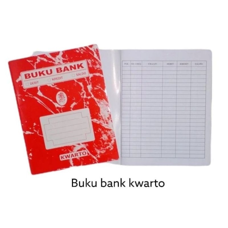 

[ PACK 10 BK ] BUKU AGENDA SALDO BANK KWARTO BAMBOO SOF COVER 70 LBR
