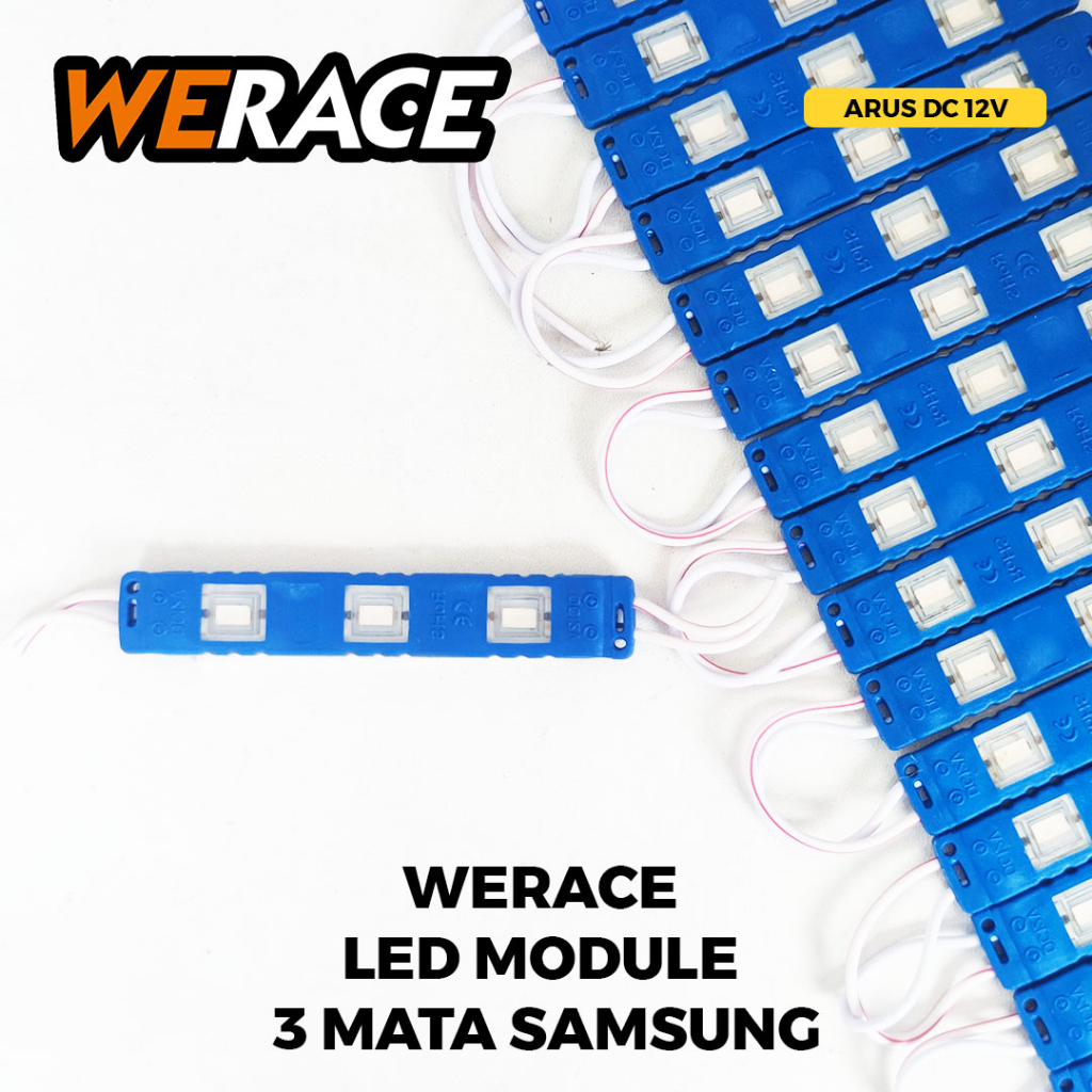 [WERACE] LED RENTENG / MODULE 3 MATA KELERENG (SAMSUNG) JUAL PER BIJI (SATUAN)