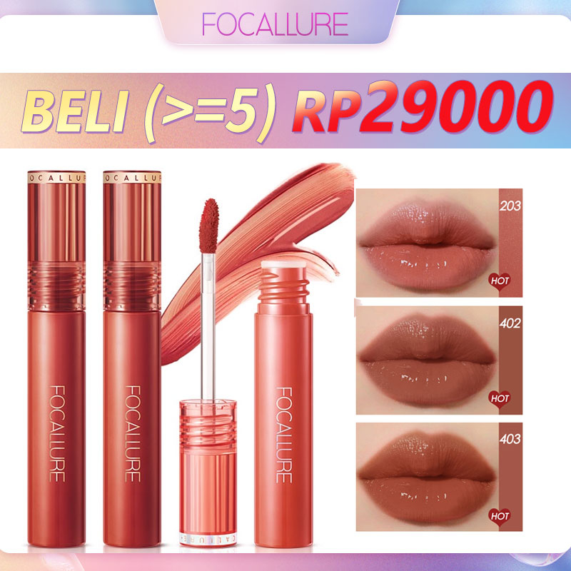 Focallure Moisturizing lip gloss Long-Lasting Glossy Soft Smooth Lipstick